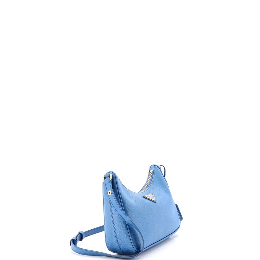 Prada Re-Edition Hobo Saffiano Leather #243293P20B - Picture 2 of 7